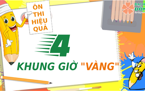 4 Khung Giờ Vàng Ôn Thi Hiệu Quả Nhất